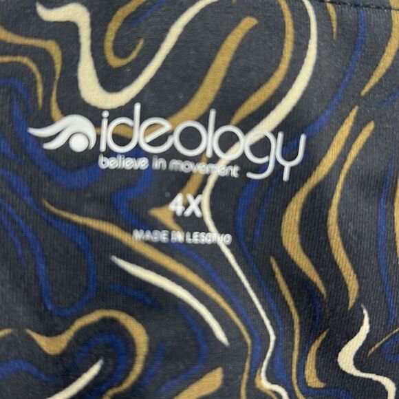 ID Ideology Plus Size Marble Movement 7/8 Leggings- Plus Size 3X- NWT - Picture 6 of 7